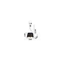 Ideal Lux Luminaire à suspension NORDIK-SP4 E27 IP20, or, noir mat