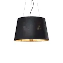Luminaire à suspension NORDIK-SP6 E27 IP20, or, noir mat