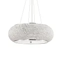 Luminaire à suspension PASHA 14 flammes E14 IP20, chrome