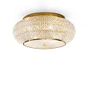 Luminaire de plafond PASHA 14 flammes E14 IP20, or