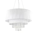 Luminaire à suspension OPERA 10 flammes, réglable E27 IP20, blanche