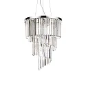 Luminaire à suspension CARLTON 12 flammes E14 IP20, chrome