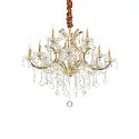 Lustre NAPOLEON 12 flammes E14 IP20, or