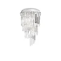 Luminaire de plafond CARLTON 8 flammes E14 IP20, chrome