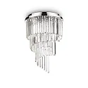 Luminaire de plafond CARLTON 12 flammes E14 IP20, chrome
