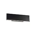Luminaire mural DESK haut bas IP20, noir mat, revêtement en poudre