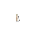 Ideal Lux Floor luminaire DRIFTWOOD, 2 flames, angular, without shade, E27, metal / natural wood