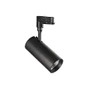 LED 3-phase track spot SMILE  CRi >90, UGR <19, 20W_CRi >90, 3000K 50°, black