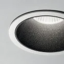 Ideal Lux Plafonnier encastré GAME TRIM ROUND 85MM rond, rigide, UGR < 19, on/off IP40/IP20, noir, blanche 