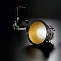 Ideal Lux Plafonnier encastré GAME TRIM ROUND 85MM rond, rigide, UGR < 19, on/off IP40/IP20, noir 