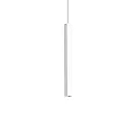 LED pendant luminaire ULTRATHIN SQUARE, lenght 40cm / 3 x 3cm, 11.5W 3000K 1000lm, matt white