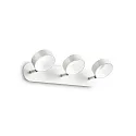 Applique et plafonnier OBY 3 flammes IP20, blanche