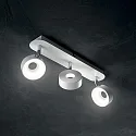 Ideal Lux Applique et plafonnier OBY 3 flammes IP20, blanche