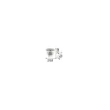 Wall luminaire DUBAI, 2 flames, E14, metal / refined chrystal