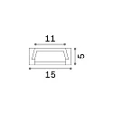 Ideal Lux Profil de montage SLOT SURFACE FLAT, blanche