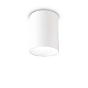 LED ceiling luminaire NITRO ROUND, 15W 3000K 1350lm, white / black on the inside