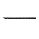 LED ceiling luminaire LIKA TRIMLESS, recessed mounting, lenght 27.8cm, 20W 3000K 2200lm 29°, white / black
