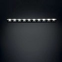 Ideal Lux Plafonnier encastré LIKA FI TRIMLESS D27 10 flammes, affleurant, on/off, UGR < 16 IP20, scintillant, noir 