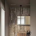 Ideal Lux Plafonnier encastré LIKA FI TRIMLESS D27 10 flammes, affleurant, on/off, UGR < 16 IP20, scintillant, noir 