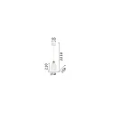 Ideal Lux Luminaire à suspension LUGANO-1 à 1 flamme E27 IP20, blanche, bruni