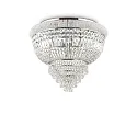 Luminaire de plafond DUBAI 6 flammes E14 IP20, chrome