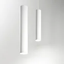 LED pendant luminaire TUBE, Ø 6cm / H 40cm, 9W 3000K 850lm, white