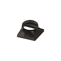 Reflector for LED recessed spot DYNAMIC, SQUARE, symmetric, fixed, black