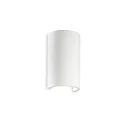 Luminaire mural FLASH GESSO ROUND à peindre G9 IP20, blanche, à peindre