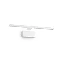 Luminaire de miroir ALMA court IP20, blanche, revêtement en poudre