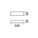 Ideal Lux Outdoor power supply for LED in-ground luminaire PARK LED, IP67, sec. 12 V DC/24 V DC, 185W, not dimmable