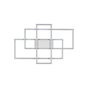 Ideal Lux Applique et plafonnier FRAME-1 langue IP20, blanche