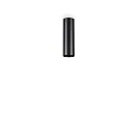 Luminaire de plafond LOOK PL1 H20 cylindrique, on/off GU10 IP20, noir mat 