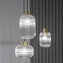 Ideal Lux Luminaire à suspension MINT-3 E27 IP20, couleurs fumée, laiton satiné