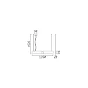 Luminaire à suspension LINUS IP20, noir gradable