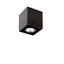 Luminaire de plafond MOOD SQUARE pivotant GU10 IP20, noir 