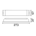 Ideal Lux Power supply for 24 Vdc LED Strips, IP20, DALI / Push-dimmable, 150W