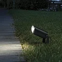 Projecteur d'extérieur STARLIGHT avec câble ouvert IP68, gris foncé, revêtement en poudre, anodisé 