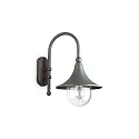 Outdoor wall luminaire CIMA, IP43, E27 max. 60W, aluminium / acrylic, anthracite