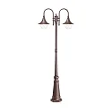 Lampadaire d’extérieur CIMA E27 IP43, marron café