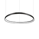 pendant luminaire GEMINI 810 round, adjustable IP20, black