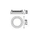 Ideal Lux Lumière encastrée DEEP IP20, blanche