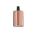 Culot E27 - LISCIO cylindrique, cuivre, bruni