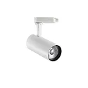 Projecteur triphasé FOX 15W MEDIUM / ON-OFF 830 réglable, on/off IP20, blanc mat 