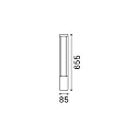 Ideal Lux Lampadaire d’extérieur TIFONE IP65, anthrazit