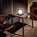 Ideal Lux Lampe de table LINGOTTO TL1 BIG angulaire, avec interrupteur E14 IP20, noir mat, laiton satiné 