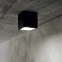 Ideal Lux Plafonnier extérieur TECHO PL1 D09 SQUARE carré GU10 IP54, noir