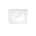 Plafonnier encastré ROOM-65 angulaire IP65, blanche