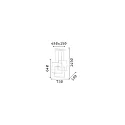 Ideal Lux Luminaire à suspension FRAME réglable IP20, blanche