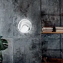 Ideal Lux wall luminaire OZ AP ON-OFF round, on/off IP20, white matt 