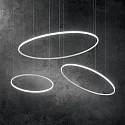 Ideal Lux Luminaire à suspension HULAHOOP 815 rond, réglable IP20, blanche